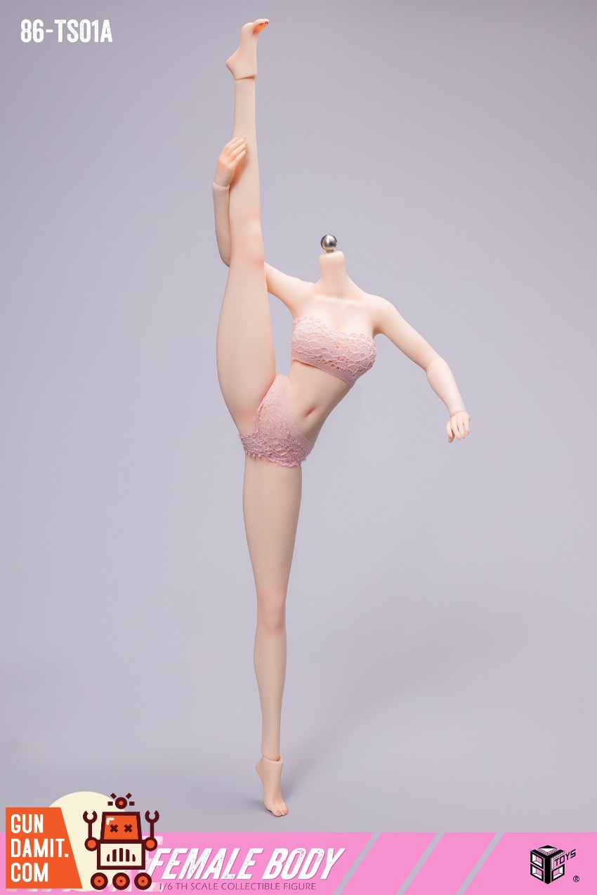 86-TS01-A Silicone Body - view 12 86Toys 86-TS01-A Platinum Silicone Female Body - view 12