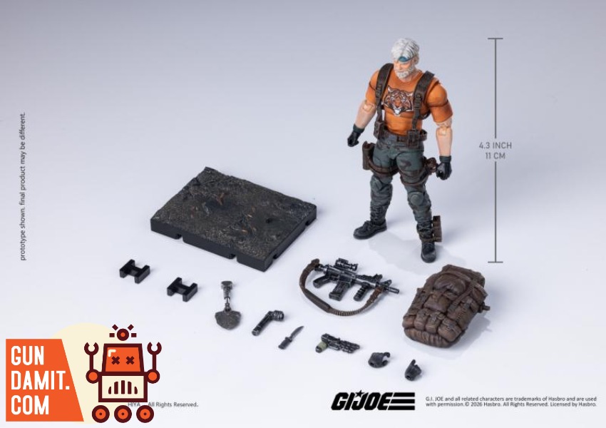 HIYA-EMG0478 Tiger Force Outback - front view Hiya EMG0478 GI Joe Tiger Force Outback - front view