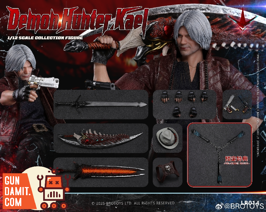 BRT-LR014 Kae - front view BroToys Demon Hunter Kae - front view