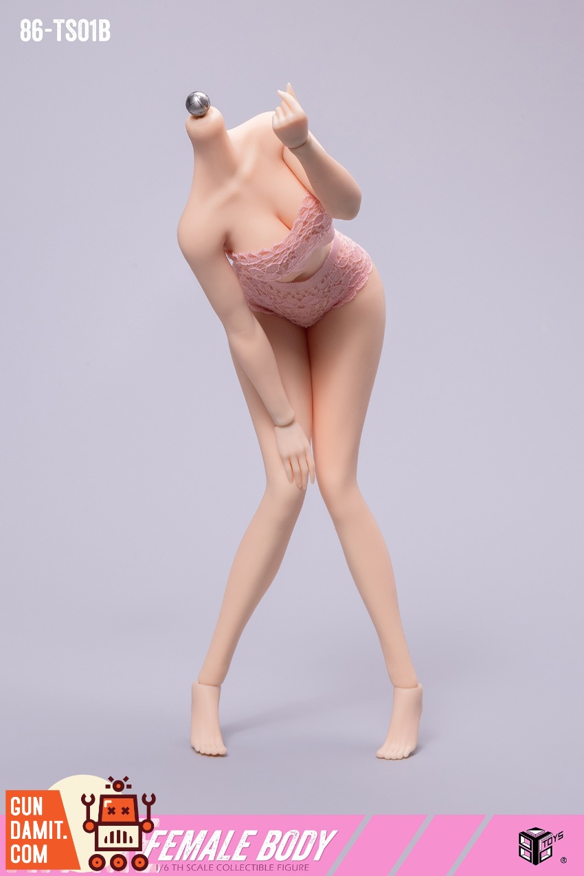 86-TS01-B Silicone Body - view 8 86Toys 86-TS01-B Platinum Silicone Female Body - view 8