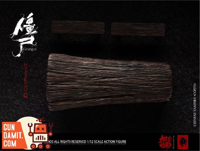HIDESU-GC07 Vampire Coffin - side view Hidesu Studios GC07 Chinese Vampire Coffin - side view