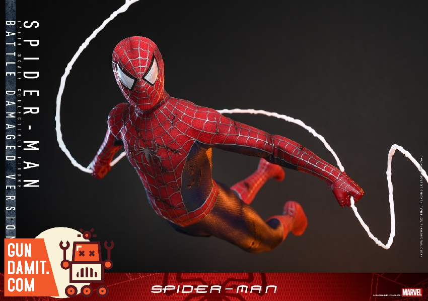 HT-MMS859 Spider-Man Battle Damaged - view 9 Hot Toys MMS859 Spider-Man Battle Damaged - view 9