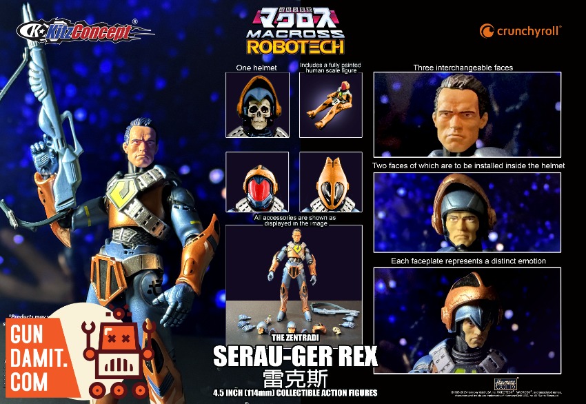 Kitzconcept 1/72 KC Macross 4.5 inch Serau-Ger Rex 16 Kitzconcept 1/72 KC Macross 4.5 inch Serau-Ger Rex view 16