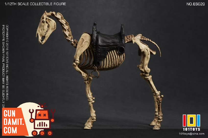 101-ES029 Skeleton Horse - back view 101Toys ES029 Skeleton Horse - back view