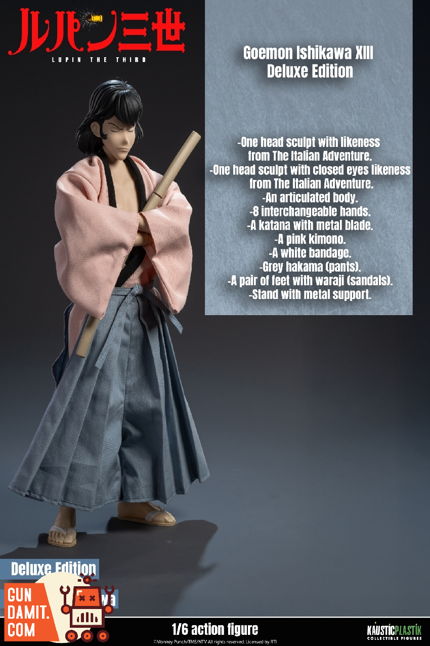 Goemon Ishikawa Deluxe - front view Infinite Lupin III Goemon - front view