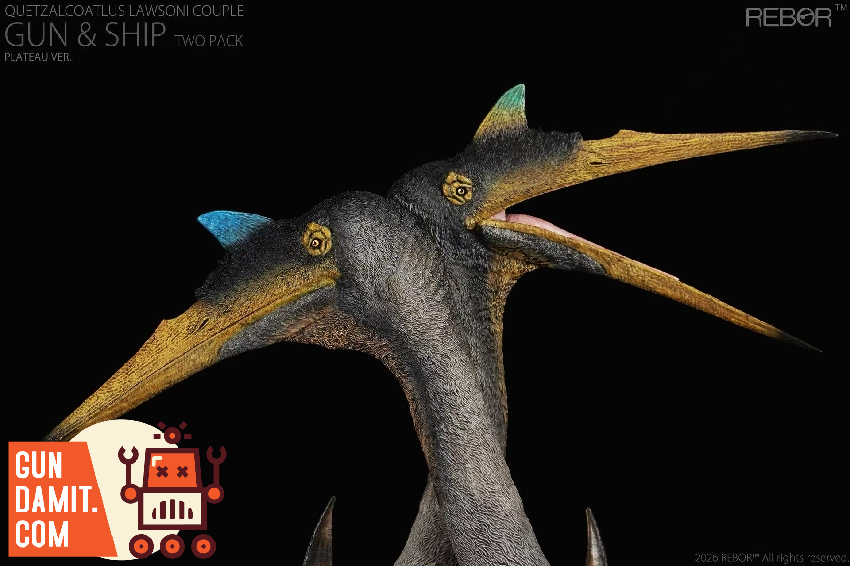 Quetzalcoatlus Gun Ship - view 5 REBOR Quetzalcoatlus Lawsoni Couple - view 5