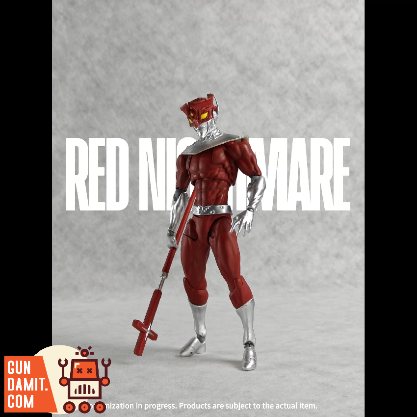 RTTOYS-REDNIGHTMARE Red Nightmare - close-up detail RT Toys Red Nightmare - close-up detail