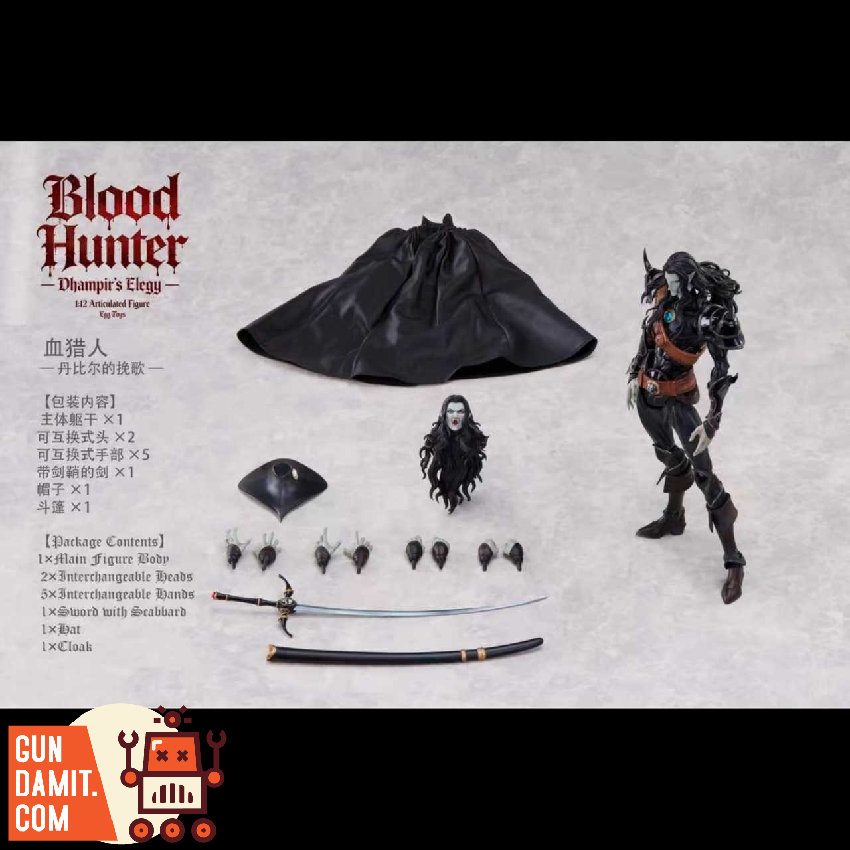 SP01 Blood Hunter - side view Eggtoys Blood Hunter Dhampir - side view