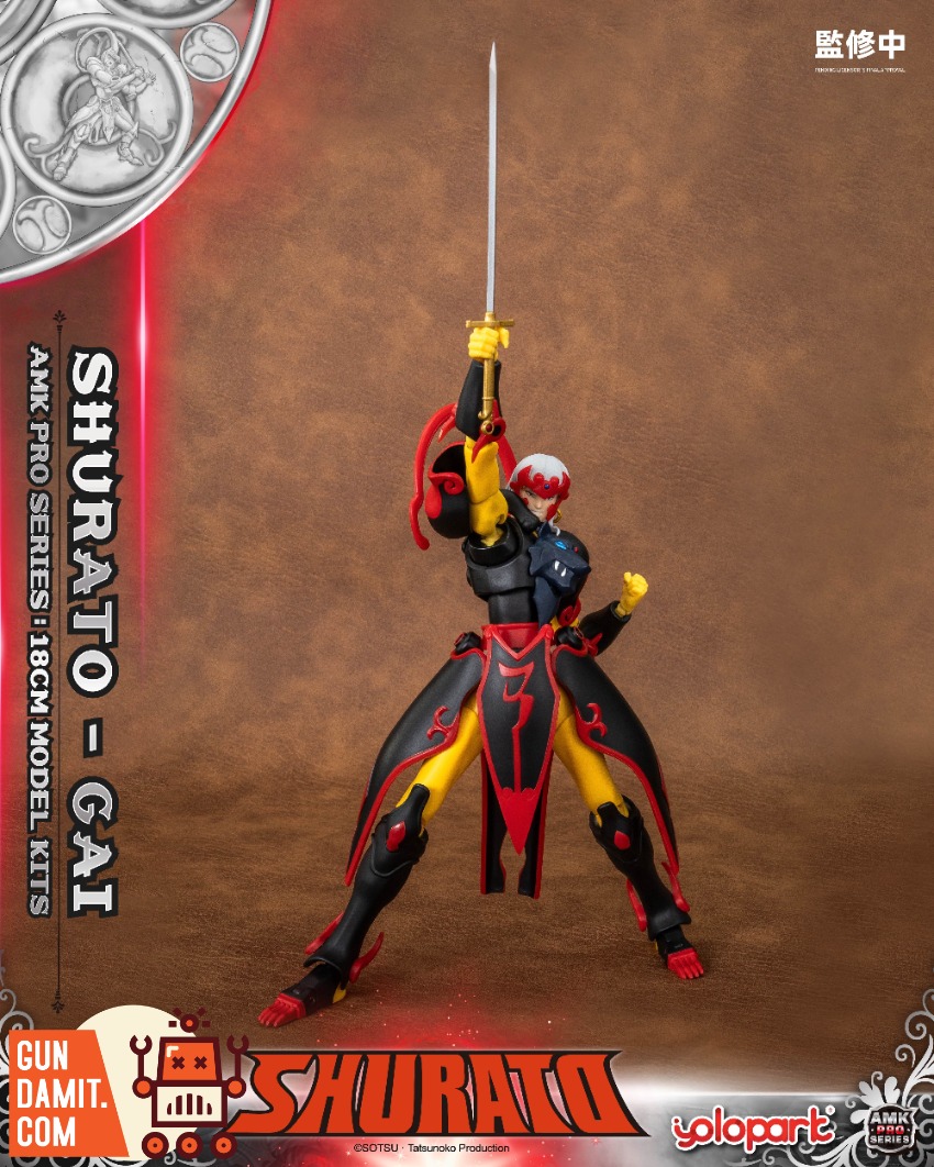 YoloPark AMK Pro Series Shurato Gai Model Kit An action figure of Shurato Gai from the YoloPark AMK Pro Series. YoloPark AMK Pro Series Shurato Gai Model Kit An action figure of Shurato Gai from the YoloPark AMK Pro Series.