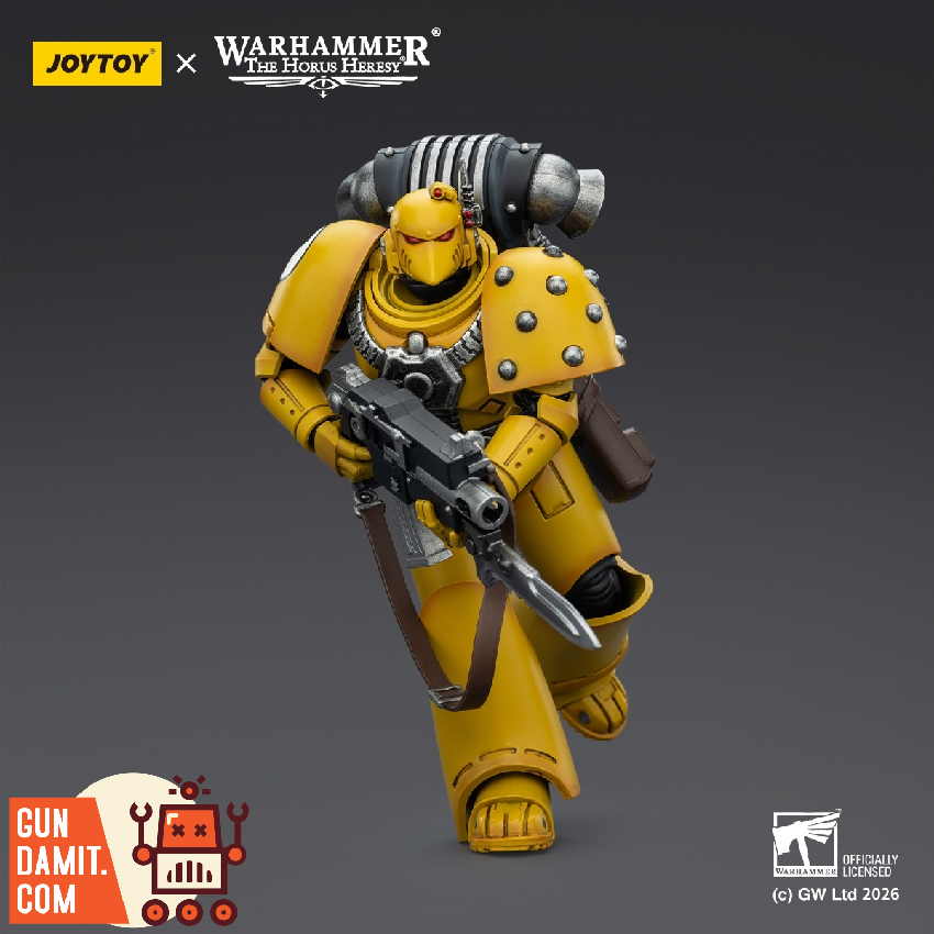 JT03028 Warhammer Imperial Fist - close-up detail JoyToy JT03028 Imperial Fist MKVI - close-up detail