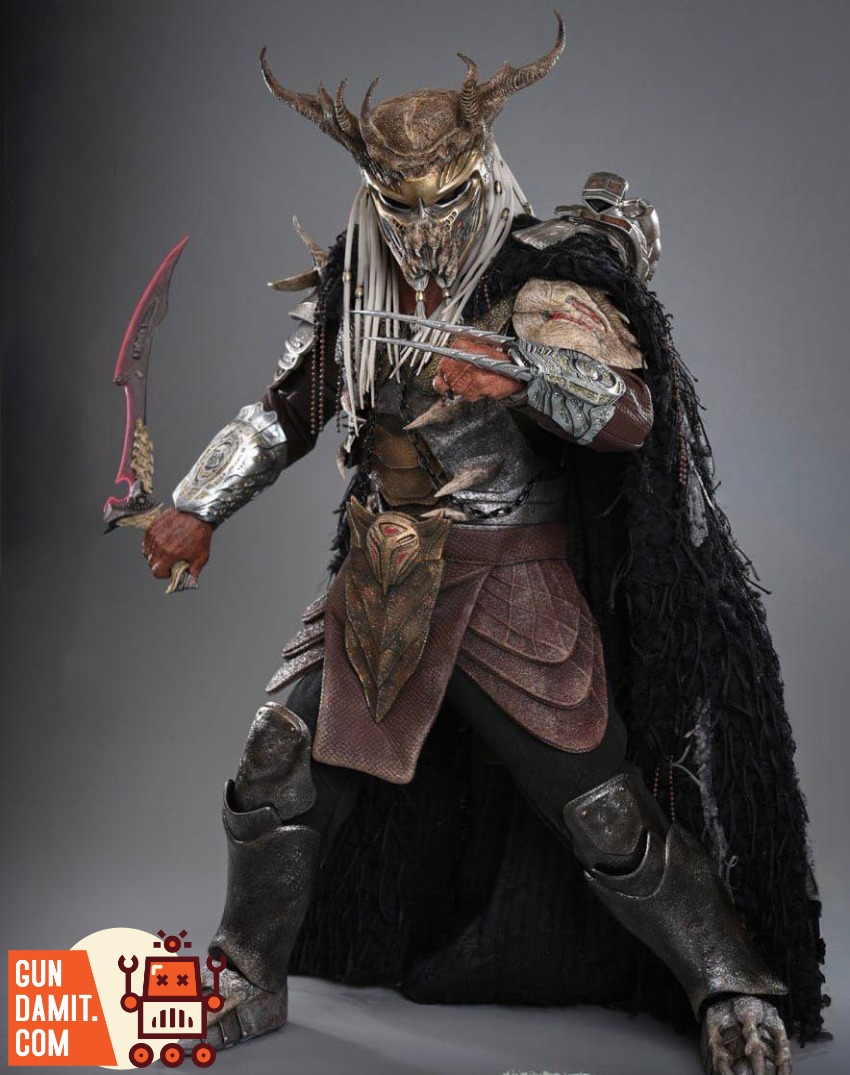 MMS863 Predator Badlands - side view Hot Toys Father Predator - side view