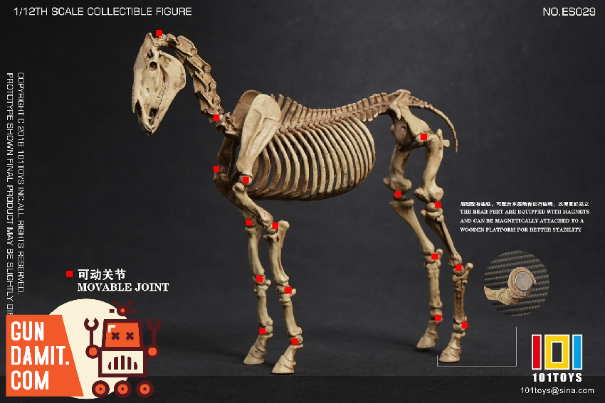 101-ES029 Skeleton Horse - view 18 101Toys ES029 Skeleton Horse - view 18