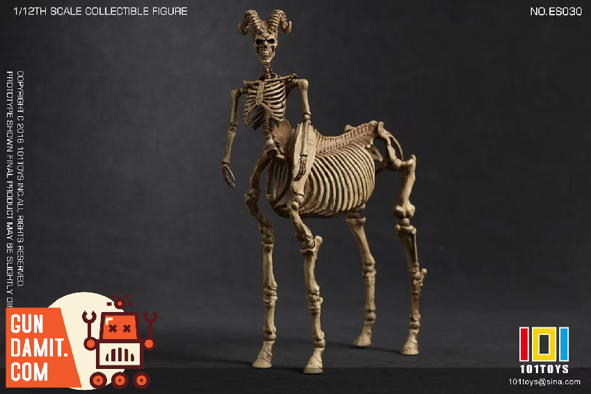 101-ES030 Skeleton Centaur - front view 101Toys ES030 Skeleton Centaur - front view