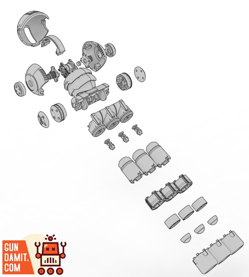 SH-MSM-04G Juaggu Gundam Resin Kit - view 9 SH Studio PG MSM-04G Juaggu Gundam - view 9