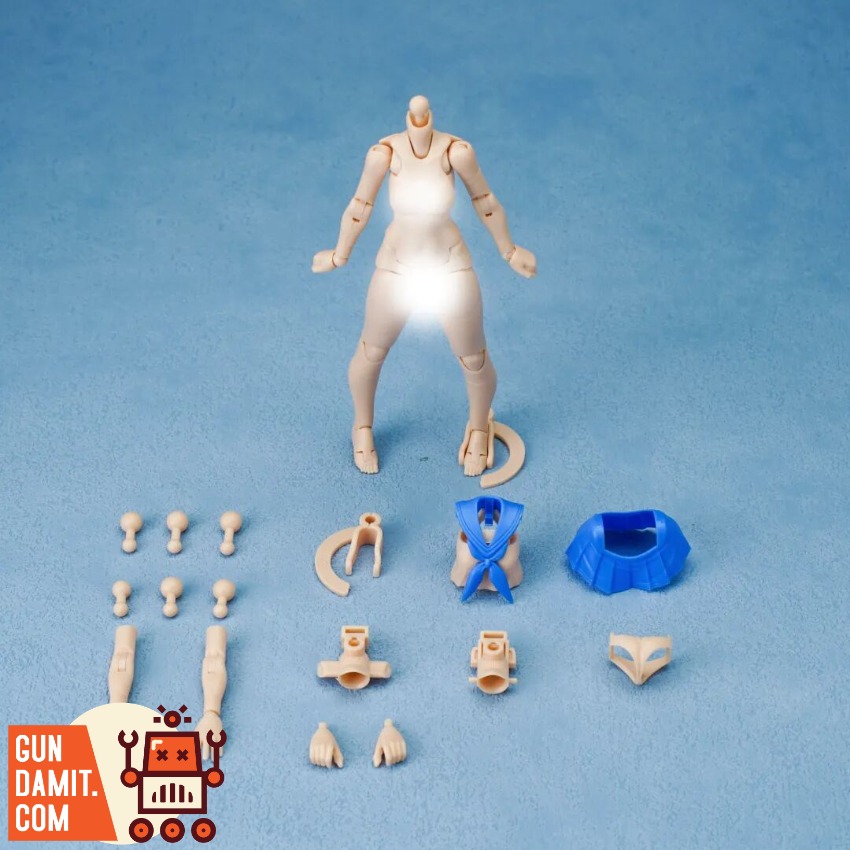DH-GUNNER-AP Gunner Girl Accessory - back view D House Gunner Girl Accessory Pack - back view