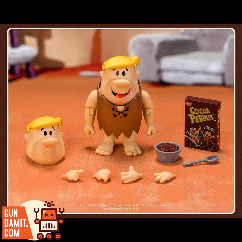 JTS-RUBBLE Barney Rubble - front view JadaToys Barney Rubble Flintstones - front view