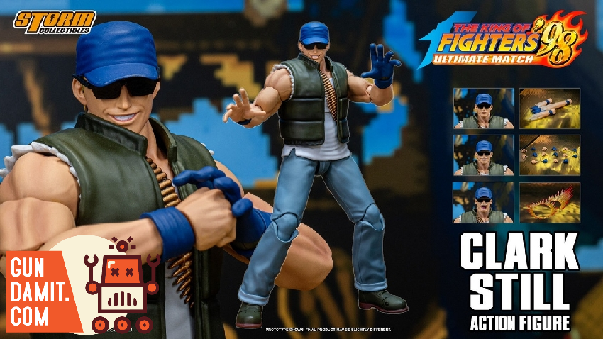 SC-SKKF17 Clark Still - front view Storm Clark Still KOF98 - front view