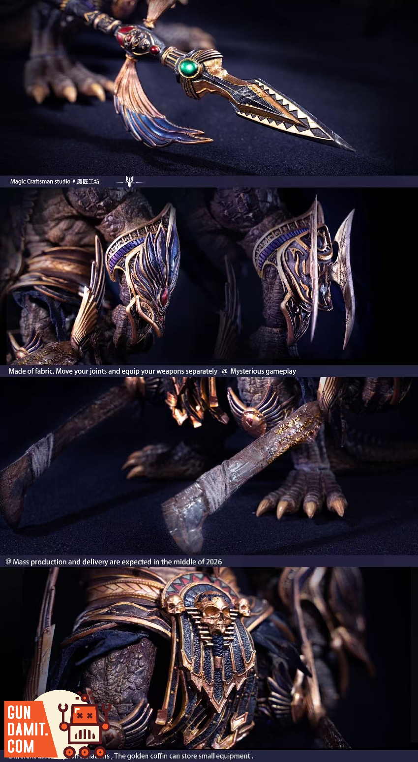 MAGICCS-SOBEK Desert Crocodile - view 19 Magic Craftsman Desert Crocodile Sobek - view 19
