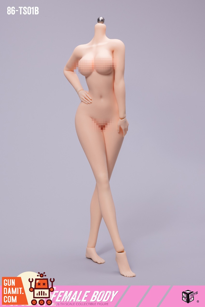 86-TS01-B Silicone Body - view 11 86Toys 86-TS01-B Platinum Silicone Female Body - view 11