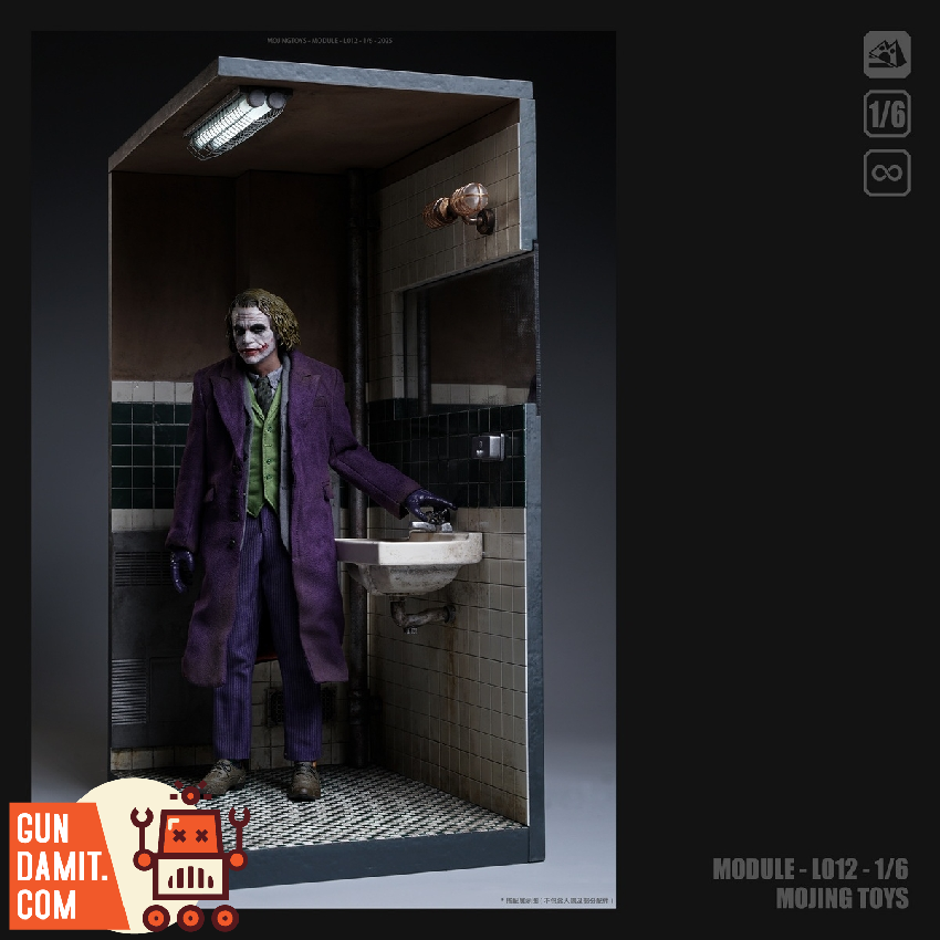 MJT-L012A Joker Bathroom Diorama - view 13 Mojing Toys L012A Joker Bathroom Diorama - view 13