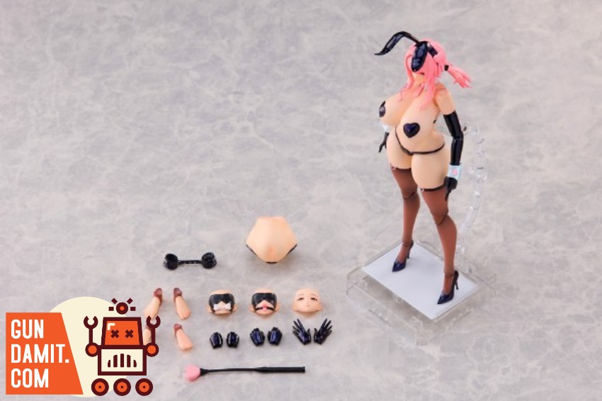 BISHOUCRAFT-NICOLE-SET - close-up detail Bishoucraft Nicole Bunny Girl - close-up detail