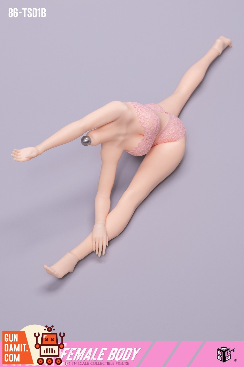 86-TS01-B Silicone Body - view 5 86Toys 86-TS01-B Platinum Silicone Female Body - view 5