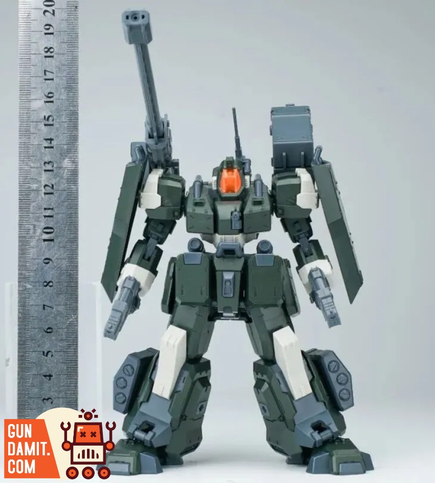 SM-HONGMO-GV Hyper Action Trooper - front view Sheik Mainland Hongmo Green 1/144 - front view
