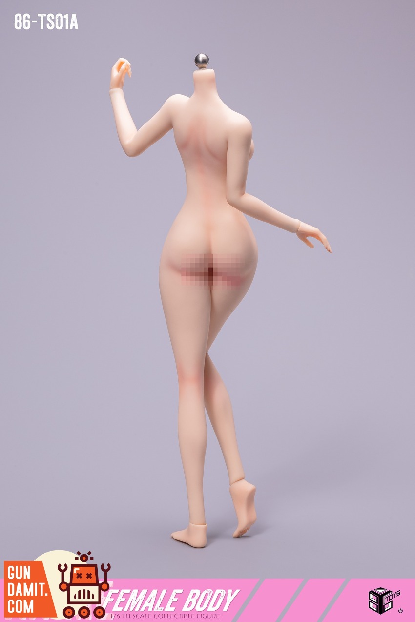 86-TS01-A Silicone Body - view 14 86Toys 86-TS01-A Platinum Silicone Female Body - view 14