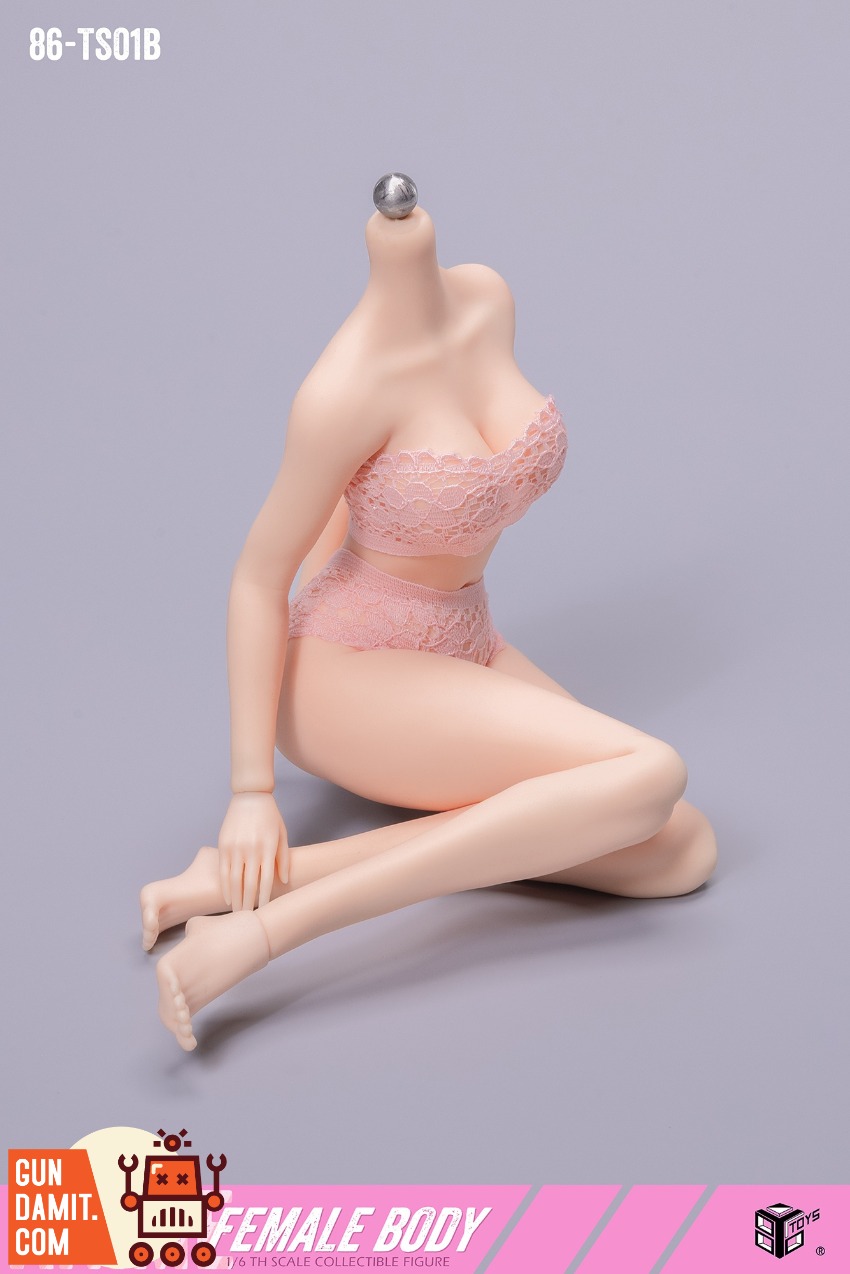 86-TS01-B Silicone Body - view 7 86Toys 86-TS01-B Platinum Silicone Female Body - view 7