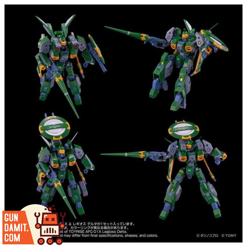 AFC-01X TSpark Legioss - view 7 Takara Tomy Legioss Delta - view 7