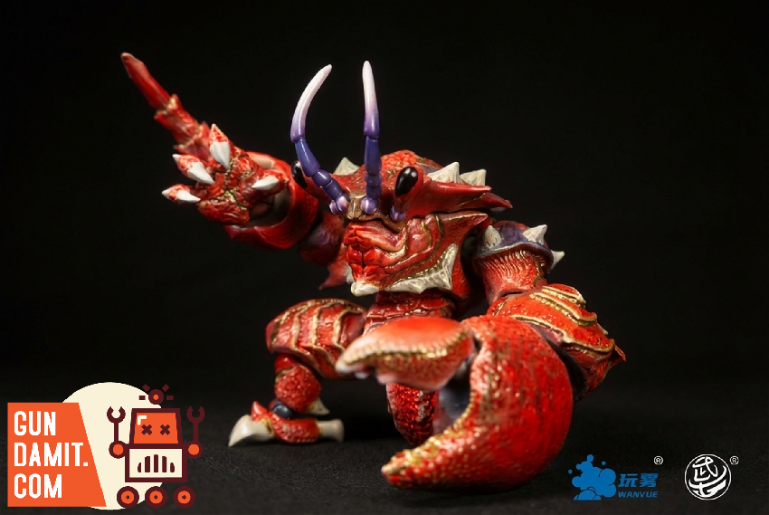 WWS-B-02 Craboid - front view Warriors Workshop Tidal Craboid Red - front view