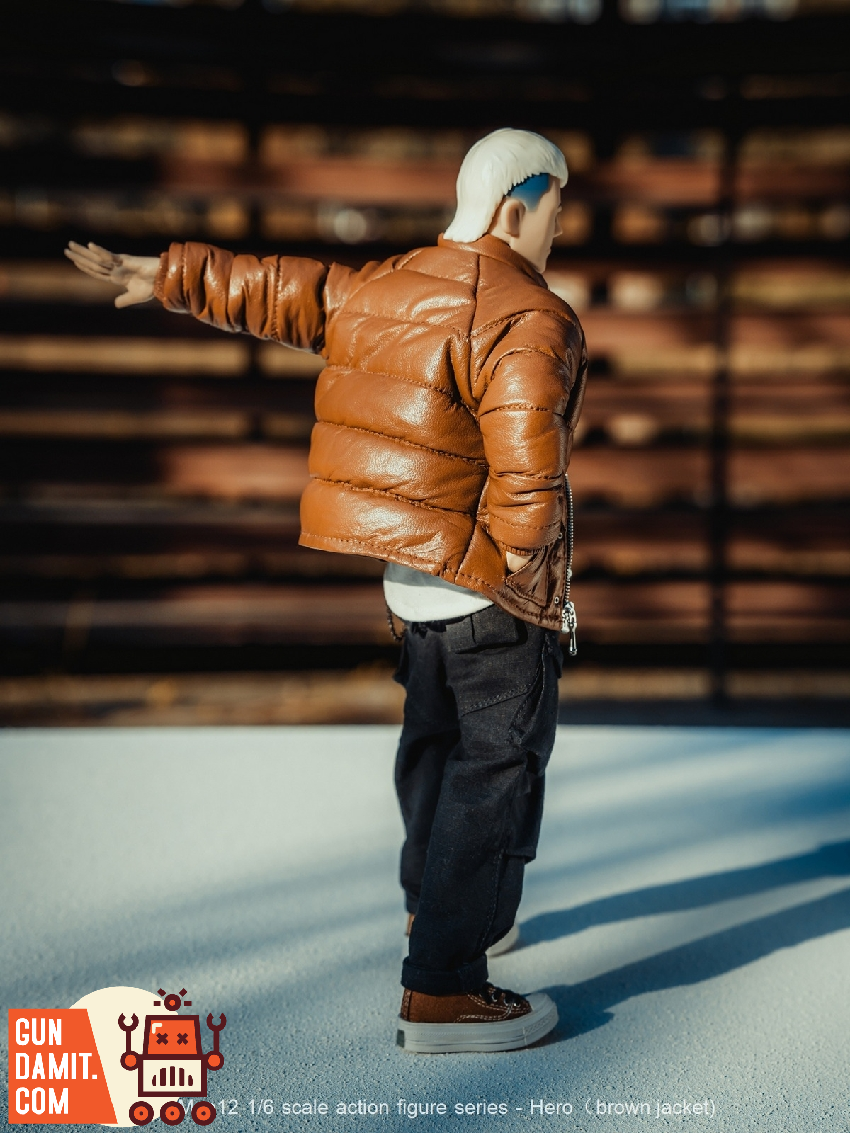 TM-FB-10150-B Hero - view 19 Trickyman12 Hero Brown Jacket - view 19