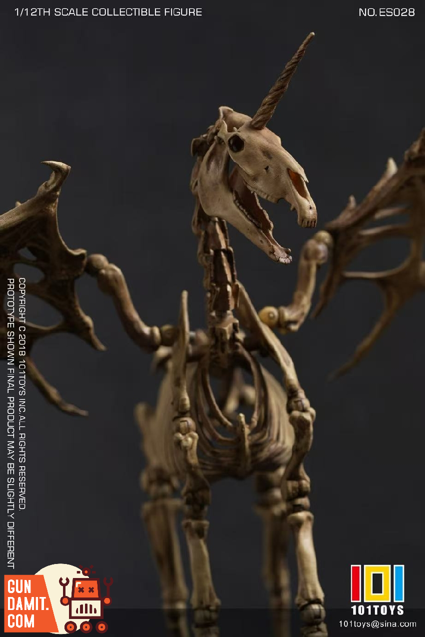 101-ES028 Skeleton Unicorn - view 9 101Toys ES028 Skeleton Unicorn - view 9