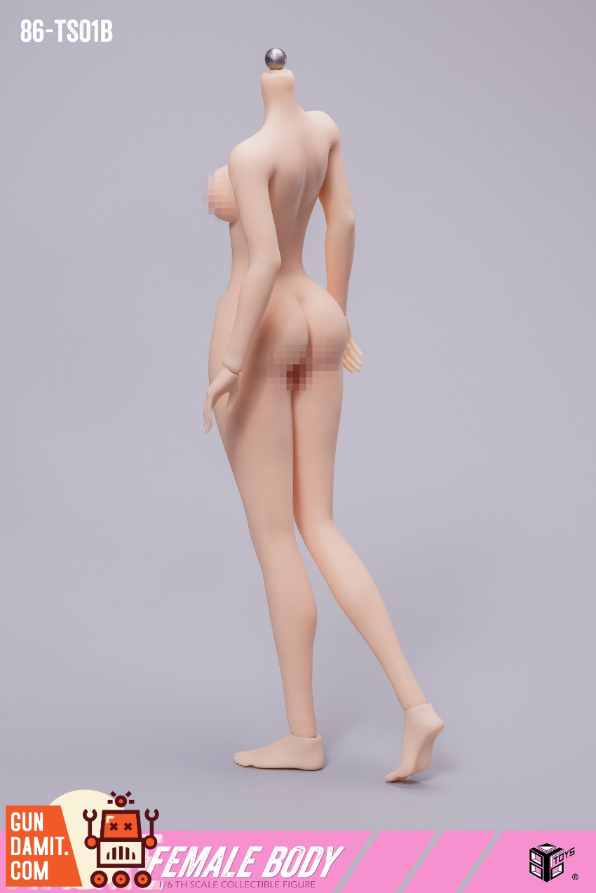 86-TS01-B Silicone Body - view 9 86Toys 86-TS01-B Platinum Silicone Female Body - view 9