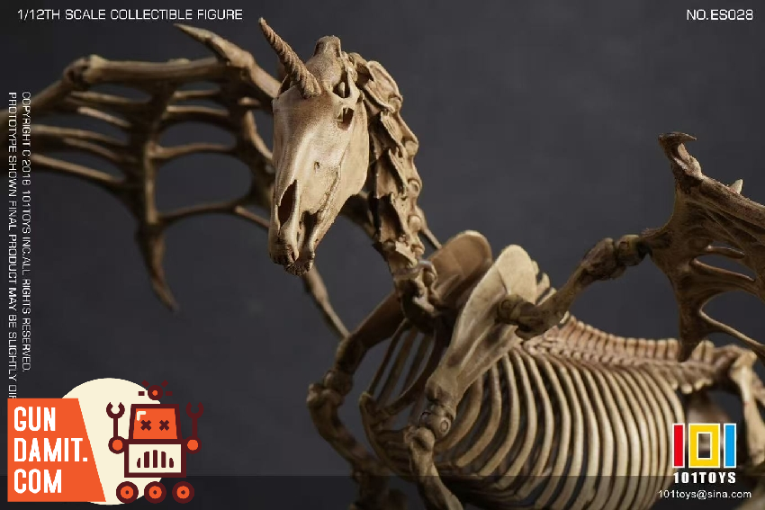 101-ES028 Skeleton Unicorn - view 7 101Toys ES028 Skeleton Unicorn - view 7