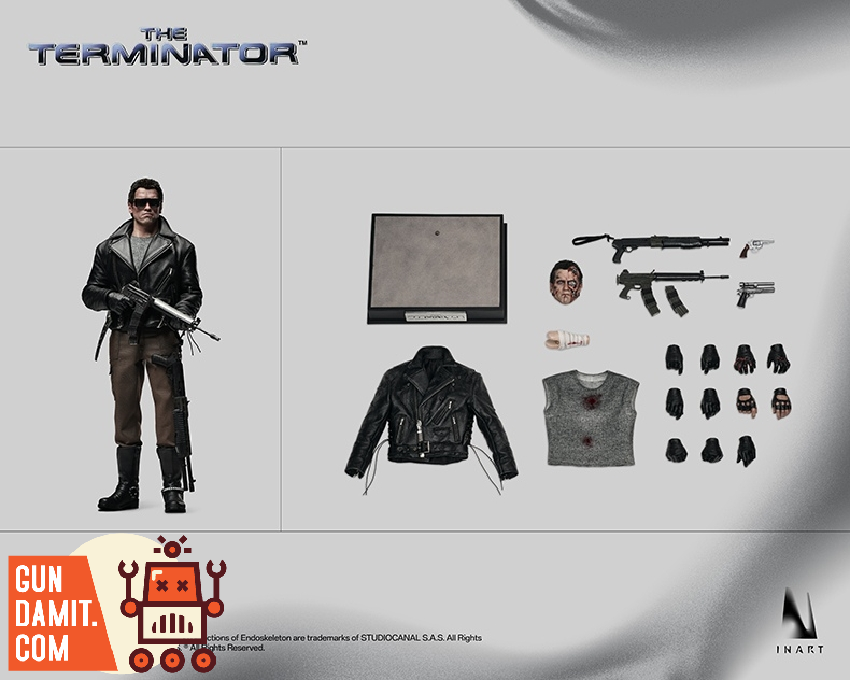 INART-AGA031 Terminator T-800 - side view INART AgA031 Terminator T-800 - side view