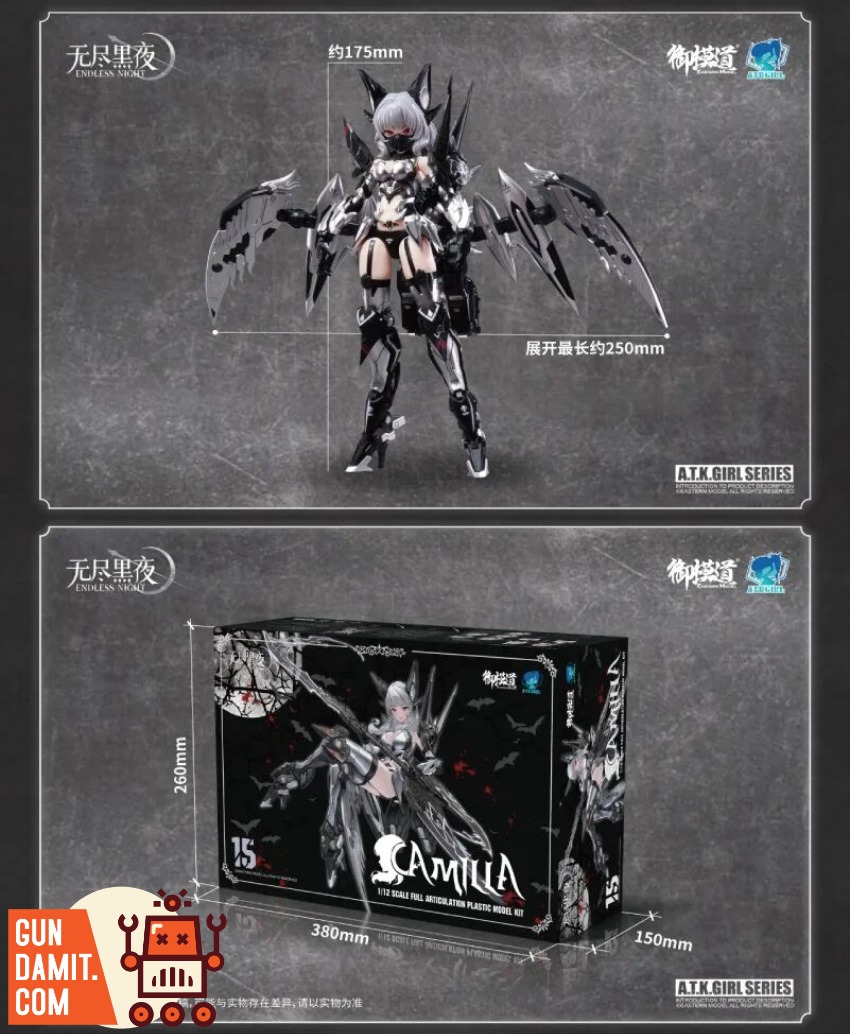 EM-CAMILLA-SV Carmilla Silver - view 7 Eastern Model ATK Girl Carmilla Silver - view 7