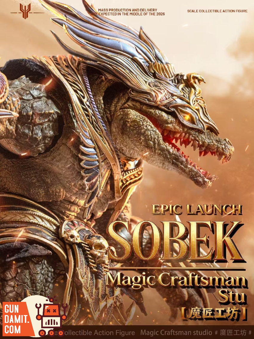 MAGICCS-SOBEK Desert Crocodile - view 21 Magic Craftsman Desert Crocodile Sobek - view 21