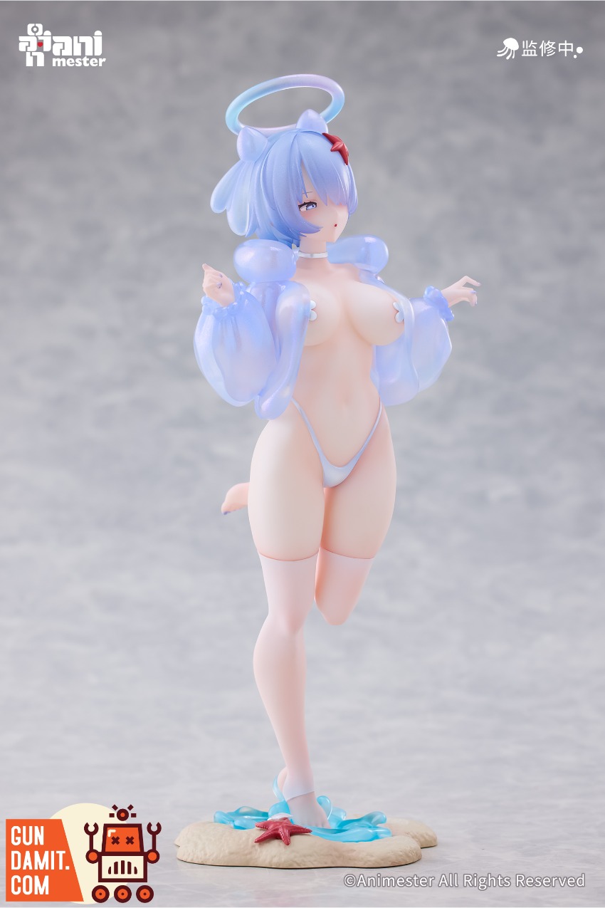 AM-RURU Jellyfish Girl - close-up detail Animester Shizuku Ruru - close-up detail