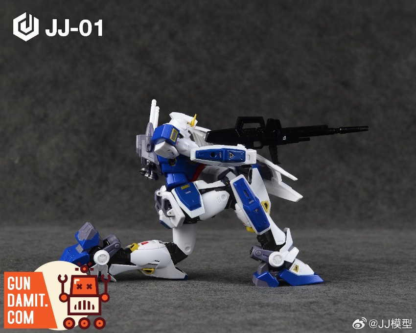 JJ-01 F90 Gundam Model Kit - close-up detail JJ Model JJ-01 F90 Gundam - close-up detail