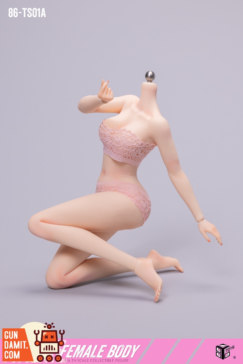 86-TS01-A Silicone Body - view 9 86Toys 86-TS01-A Platinum Silicone Female Body - view 9