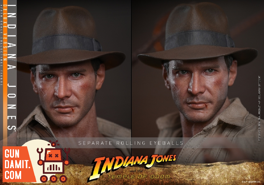 HT-MMS861 Indiana Jones Temple of Doom - close-up detail Hot Toys MMS861 Indiana Jones Temple of Doom - close-up detail