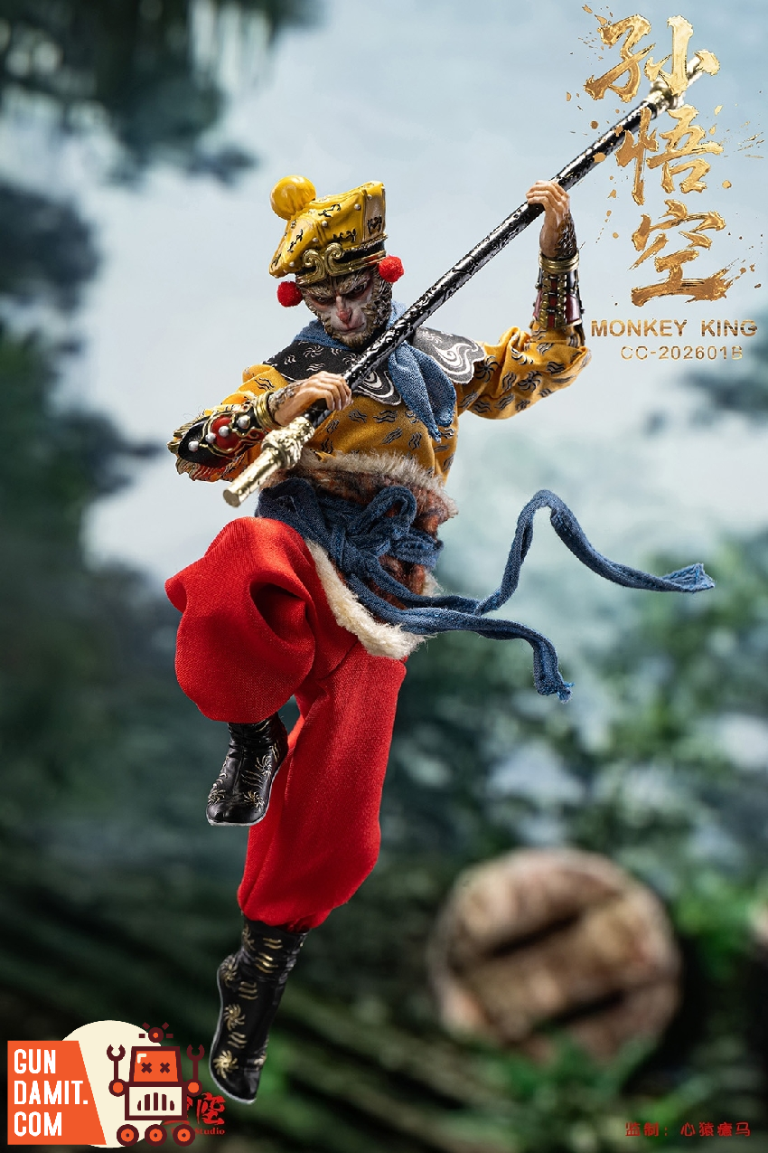 KLG-CC-202601B Monkey King - close-up detail KLG Crazy Cube Monkey King B - close-up detail