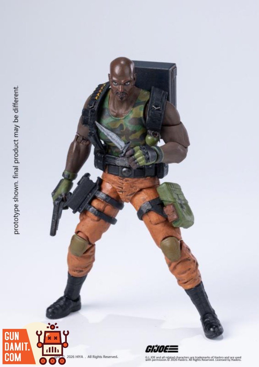 HIYA-EMG0159 Roadblock - side view Hiya EMG0159 GI Joe Roadblock - side view