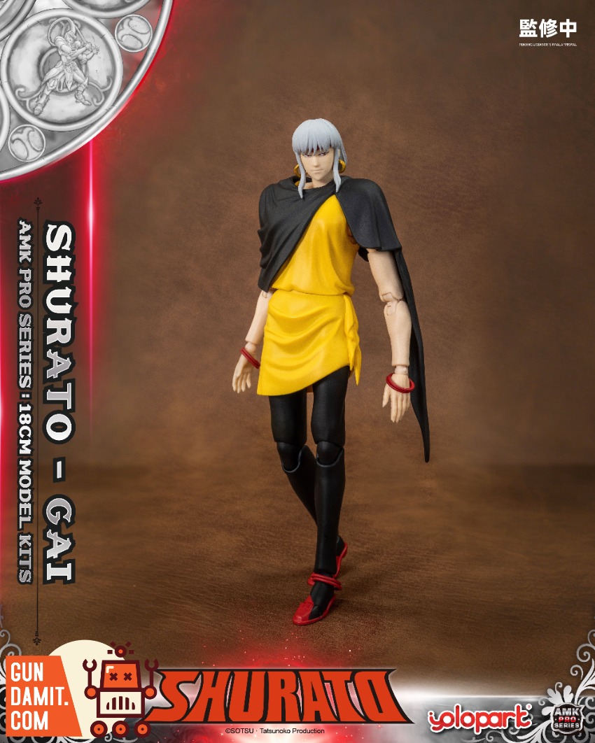 YoloPark AMK Pro Series Shurato Gai Model Kit A detailed action figure of Shurato Gai from the anime series Shurato. YoloPark AMK Pro Series Shurato Gai Model Kit A detailed action figure of Shurato Gai from the anime series Shurato.