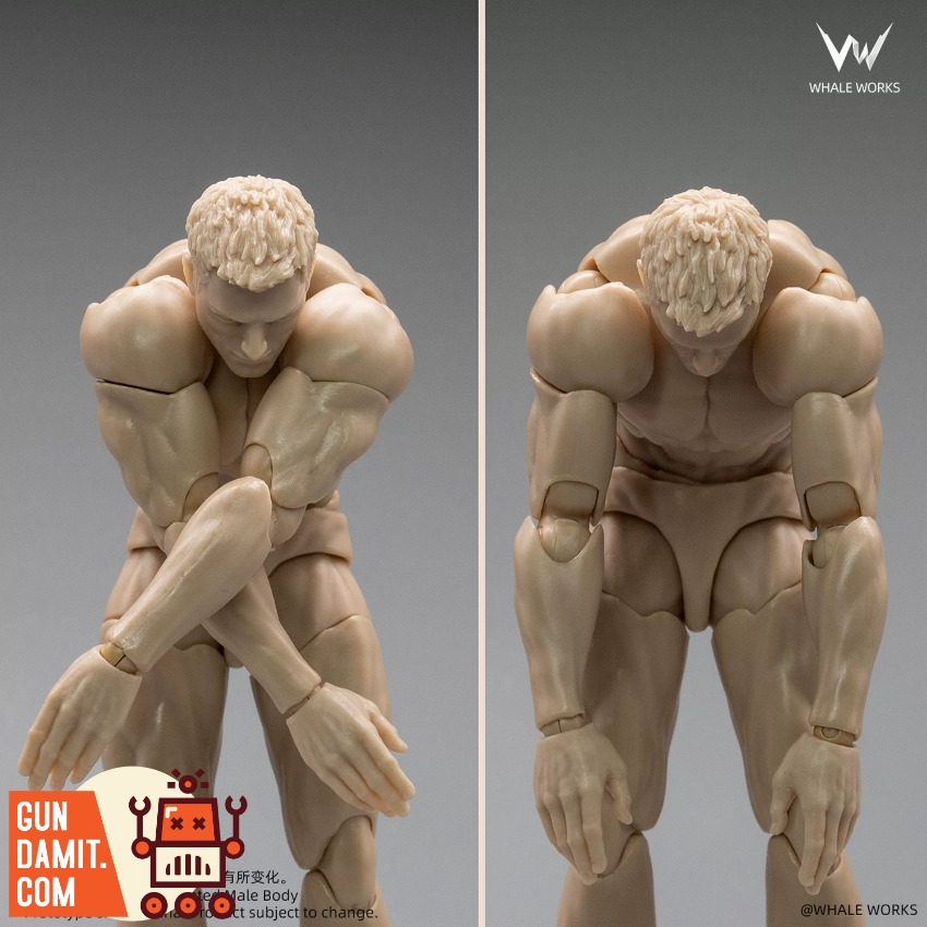 WW03A Male Body Fair Skin - view 14 Whale Works WW03A Male Body Fair Skin - view 14