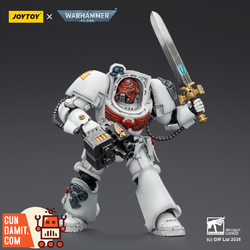 JT03189 White Scars Terminator 1 - close-up detail JoyToy JT03189 White Scars Terminator 1 - close-up detail