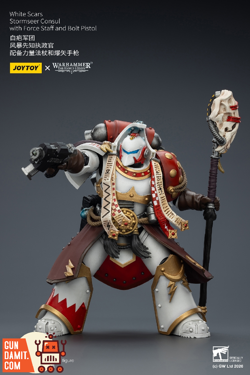 JoyToy Stormseer Consul Warhammer 40K - view 16 JT03585 JoyToy White Scars Stormseer Consul 1/18 - view 16