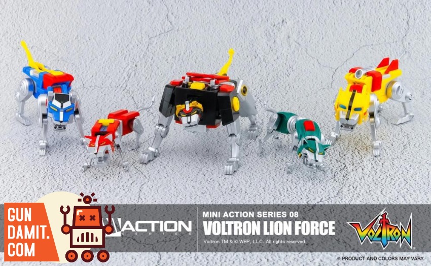 Action Toys Mini Action Voltron promo view 7 Action Toys Mini Action Voltron promo view 7