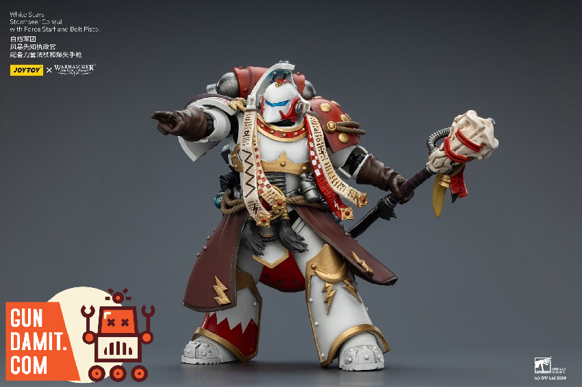 JoyToy Stormseer Consul Warhammer 40K - view 18 JT03585 JoyToy White Scars Stormseer Consul 1/18 - view 18